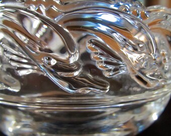 ドルフィンボウル・TIFFANY Tiffany Crystal Dolphin Bowl - Etsy