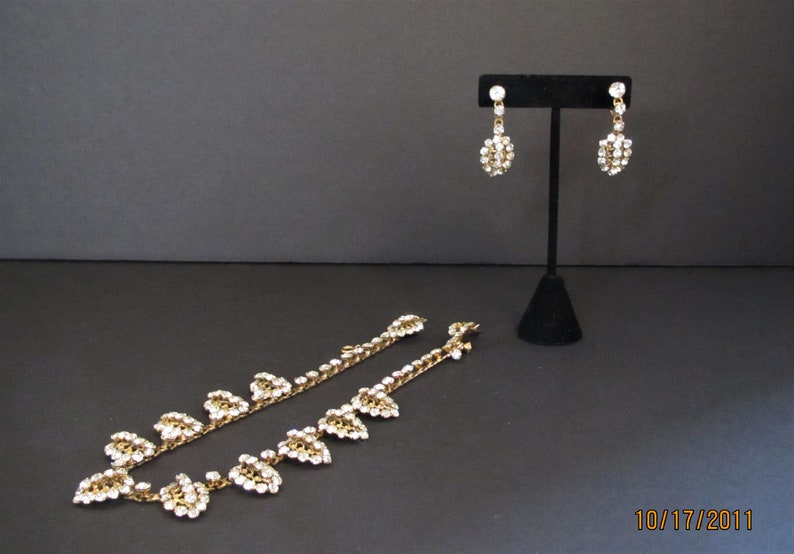 Adele Simpson attr Gold Sterling Opera Set Jewelry Vermeil image 4