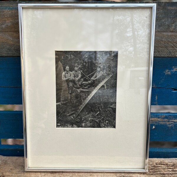 Darius Kinsey Photograph  "Stump" original print, in frame.