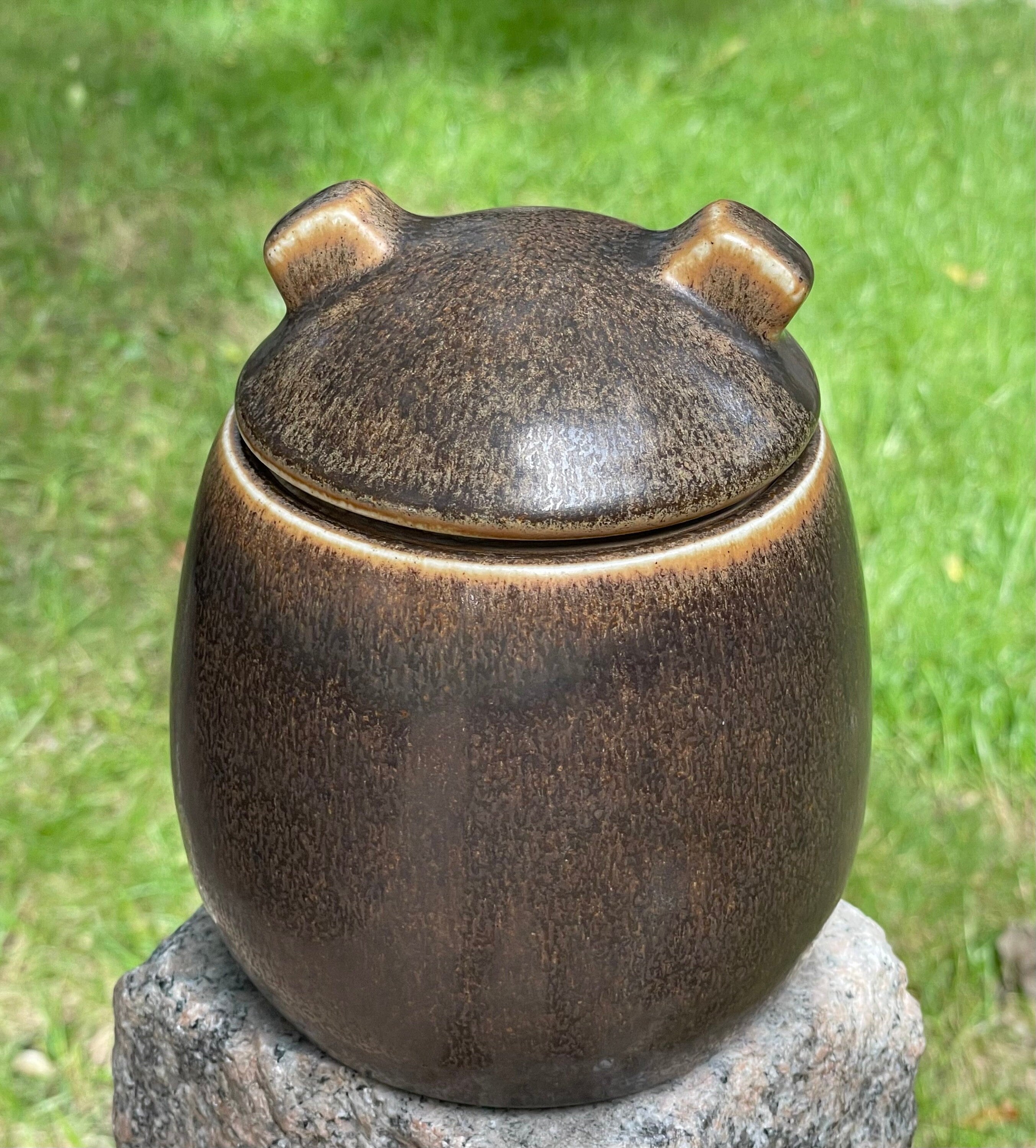 レシート有り】Saxbo デンマーク 陶器 壺 レシート有り】Saxbo