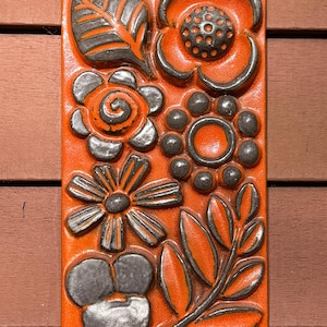 Upsala Ekeby Berit Ternell Wall Plaque Tile Relief