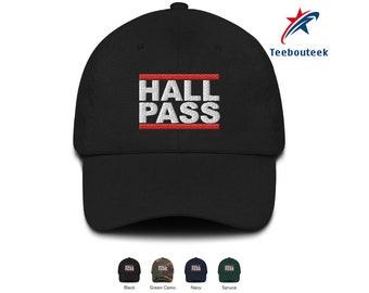 Hall Pass Hat, Swinger cap, Open Relationship clothing, Wife Swap baseball hat, Dad hat, Swingers clothing gift, Ready to fuck, Slut