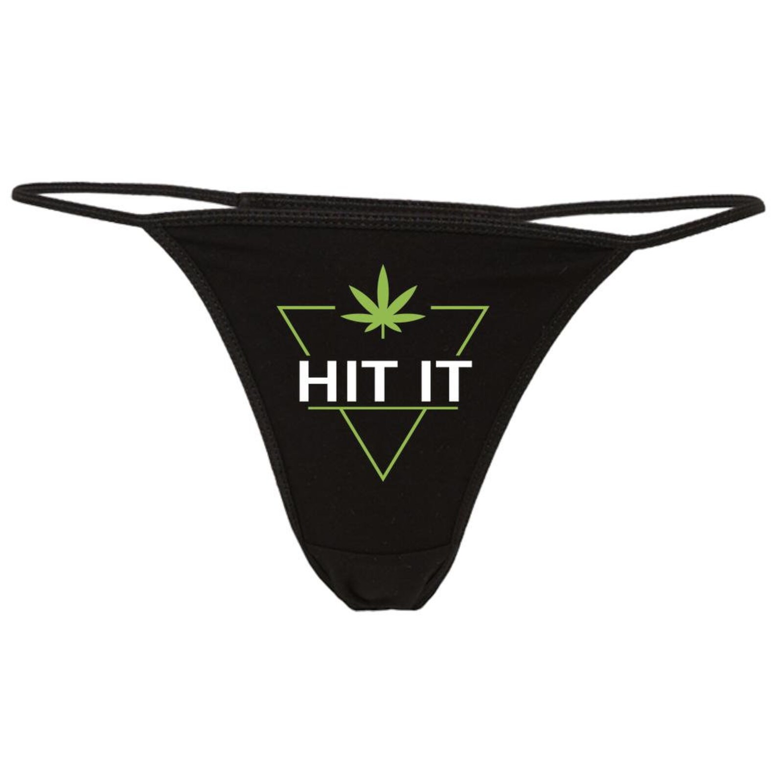 Hit It Marijuana Weed Thong Panties Rave Wear Pot Panties Etsy