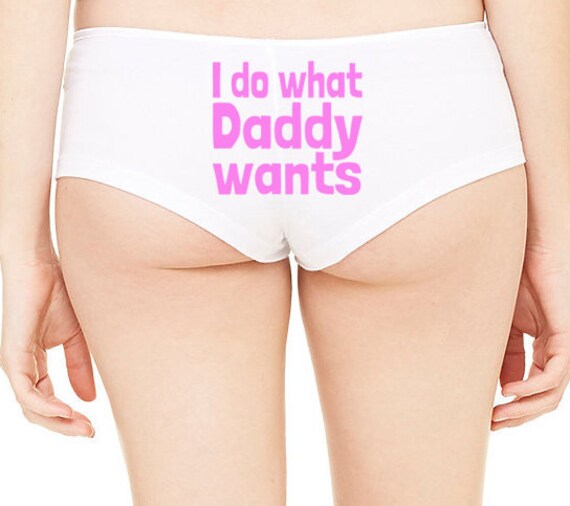 Daddy shorts lingerie bdsm