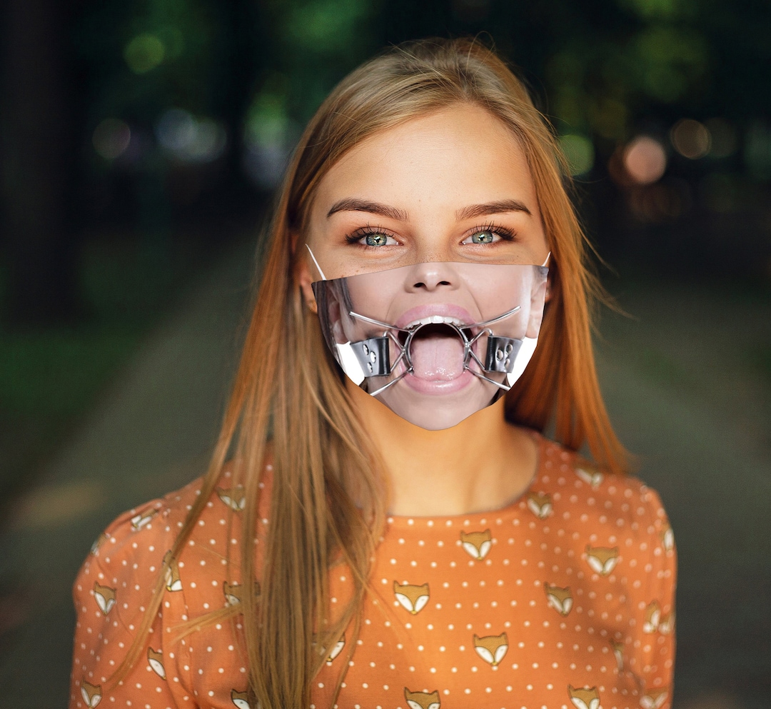 Exteme Fetish Gag Face Mask BDSM Spider Mouth Facemask Cum Etsy UK