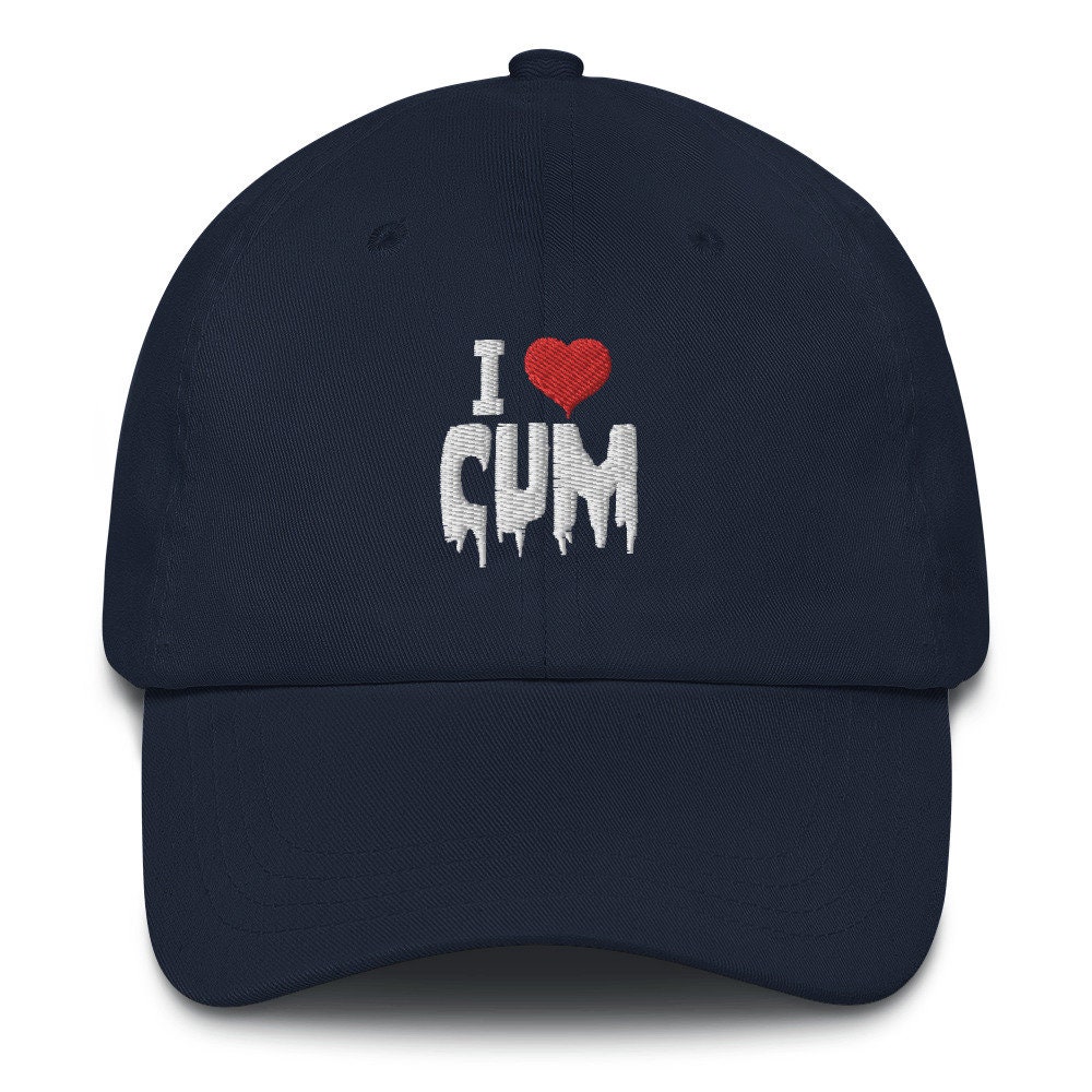 I Love Cum Hat, Embroidered Cum Lover Cap, Cocksucker Hat, Blowjob Baseball  Cap, I Heart Cum, Gay Gift, Cum Slut, Sex Clothing, Spunk, Jizz 