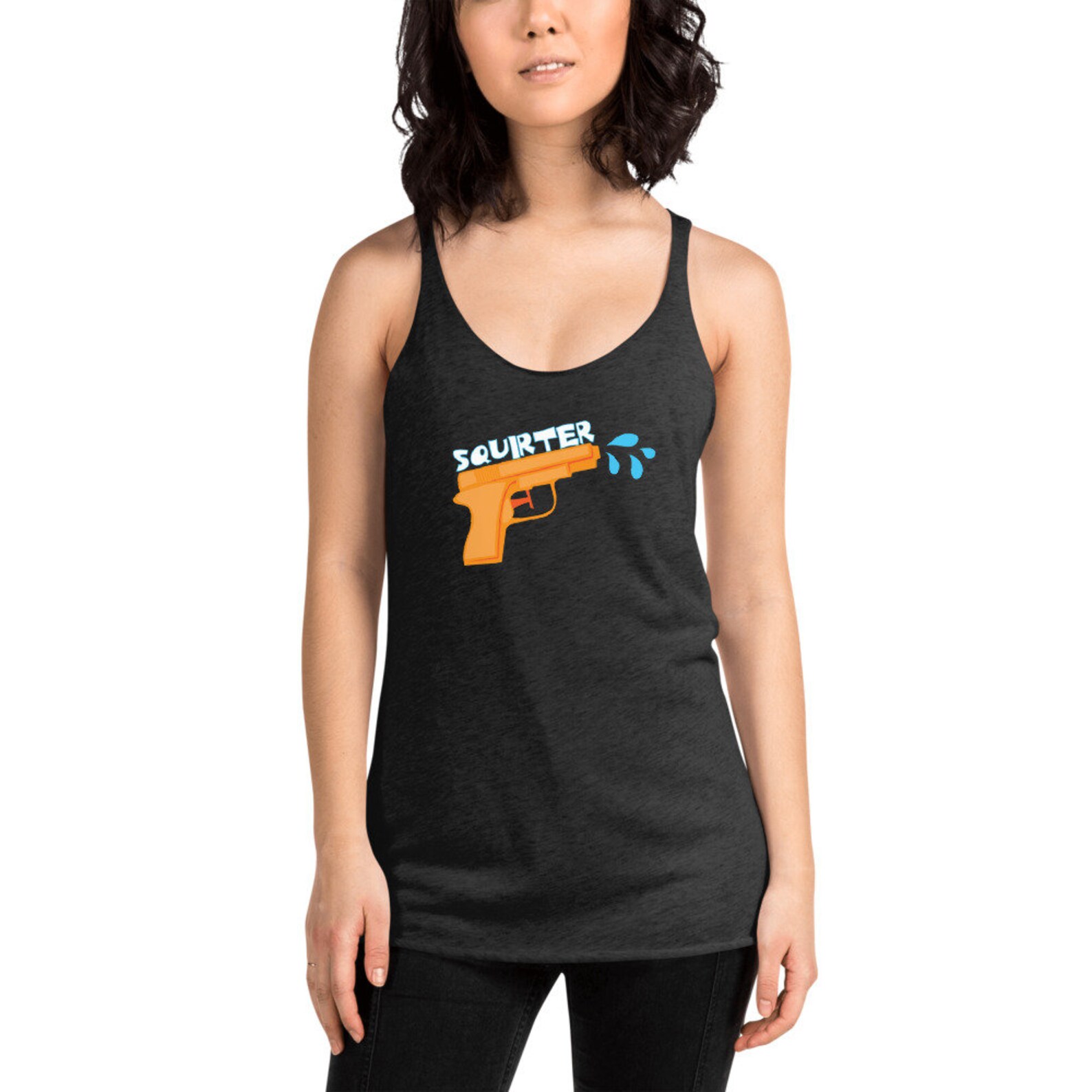 Squirter Tank Top Squirting Pussy Shirt Wet Pussy Water Gun Etsy