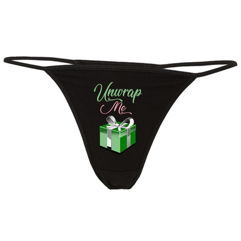 Unwrap Me Thong Funny Underwear with sayings Sexy Gift Etsy