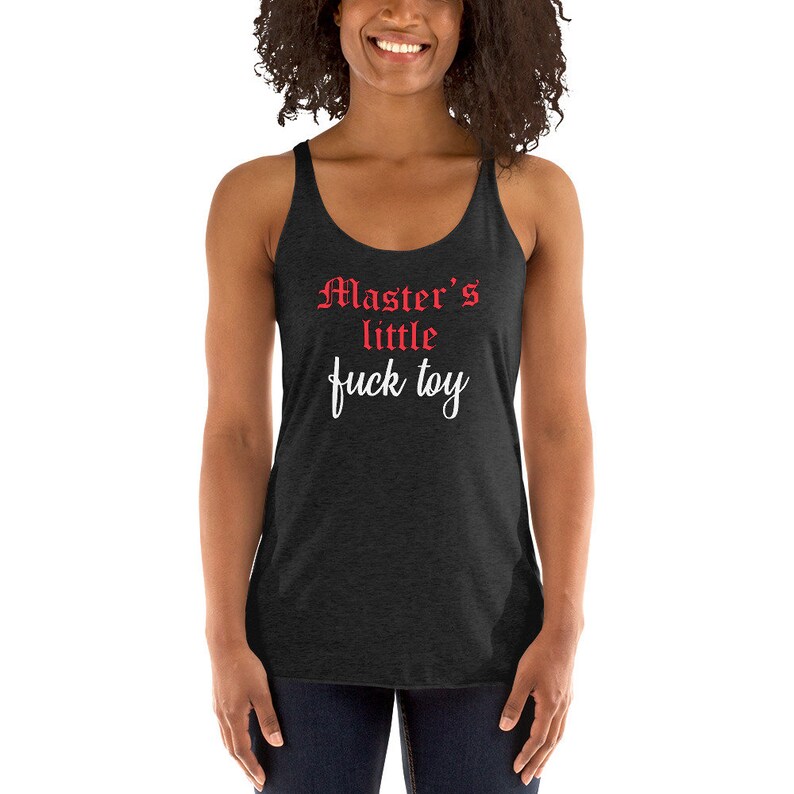 Master S Little Fuck Toy Tank Top Sub Bdsm Clothing Etsy