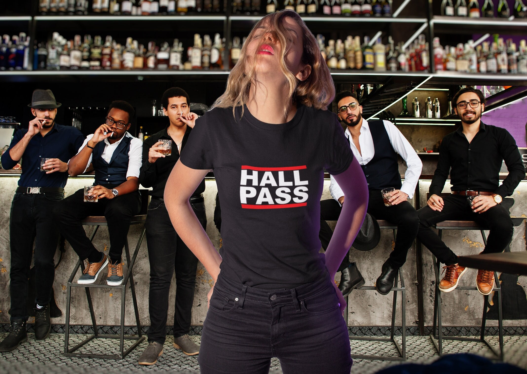 Hall Pass Shirt Wife Swap Tee Cuckold Good for One Night to