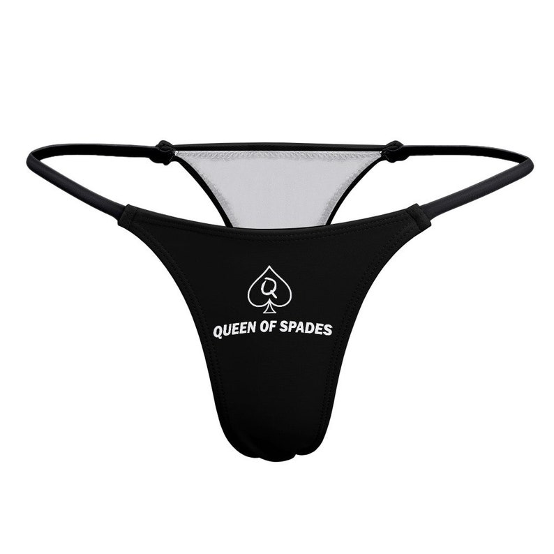 Queen Of Spades Thong Qos Big Black Cock Lover Slutty Etsy Australia