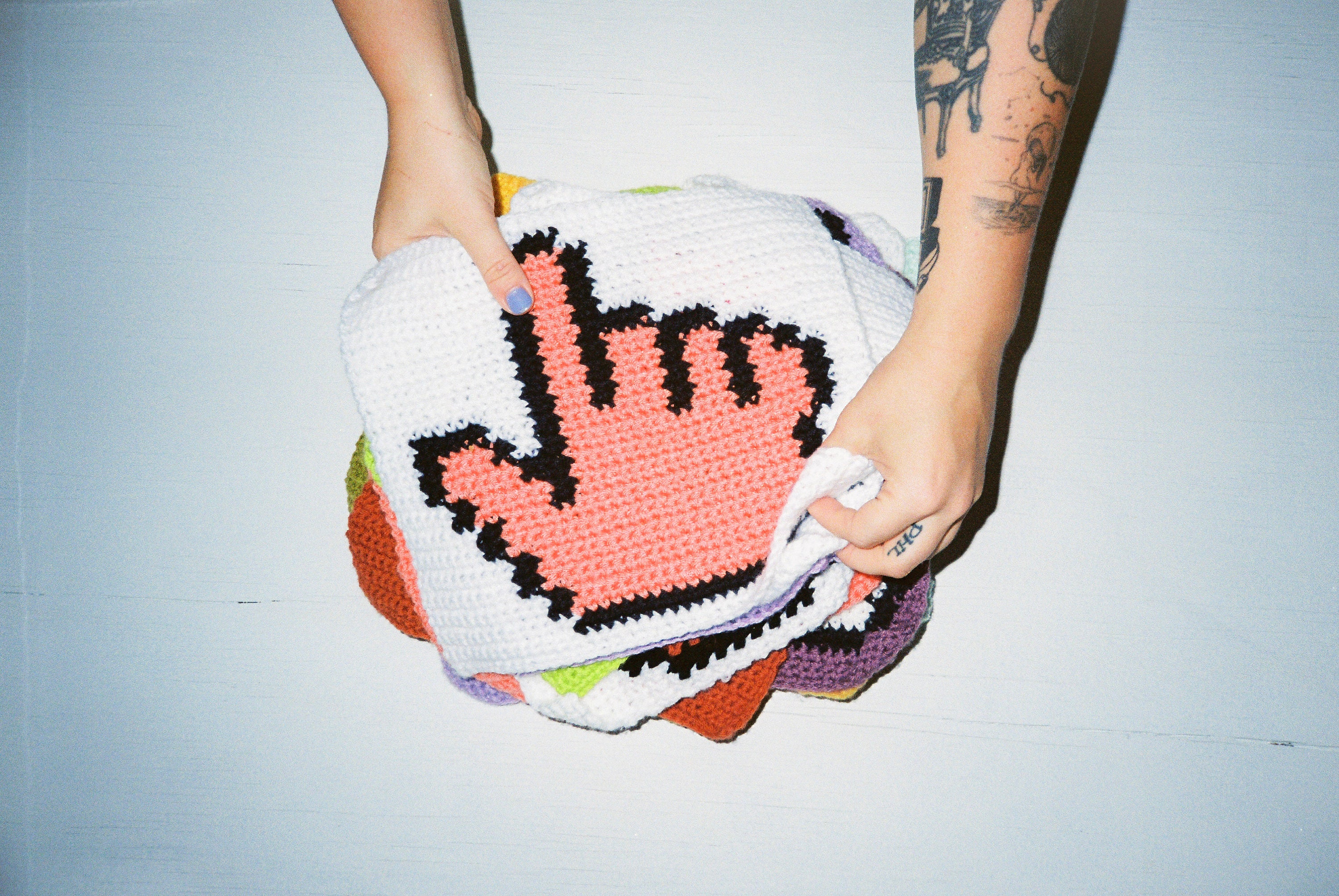 Computer Finger Crochet Pattern / Granny Square Tapestry Pattern - Etsy