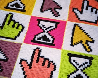 Three Pattern Bundle: Cursor, Finger, Hourglass Crochet Patterns