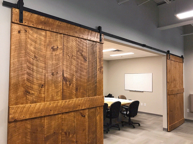 Sliding Barn Door, A Plus Quality, Interior Barnwood Slider, and