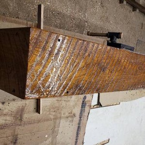 Box Beam Fireplace Mantle, Floating Box Beam Mantle, Reclaimed Box Beam Mantle