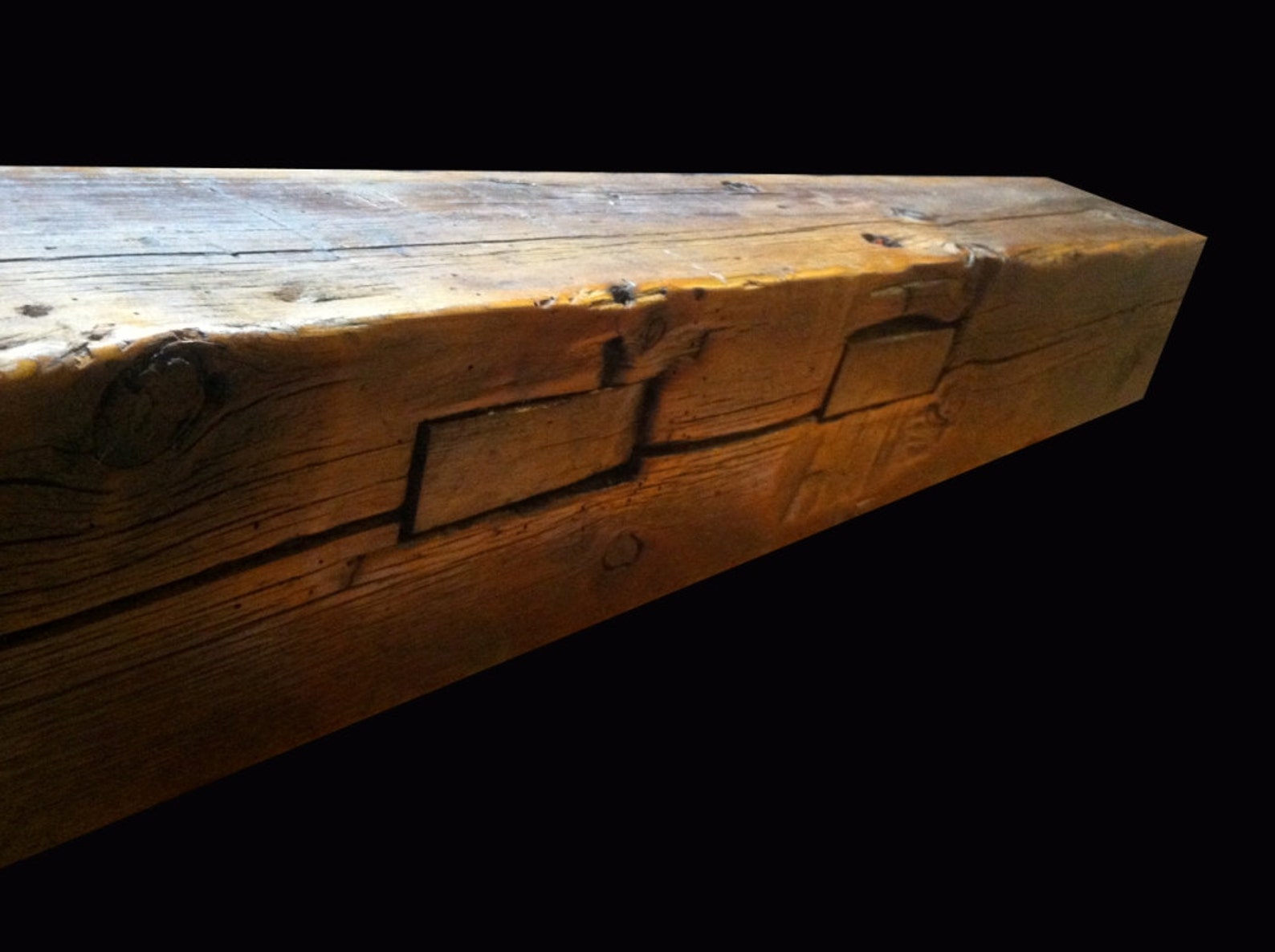 Oak Barn Beam Mantels, Custom Built Fireplace Mantles Built to Order