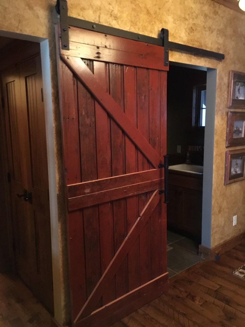 Sliding Barn Door, A Plus Quality, Interior Barnwood Slider, and