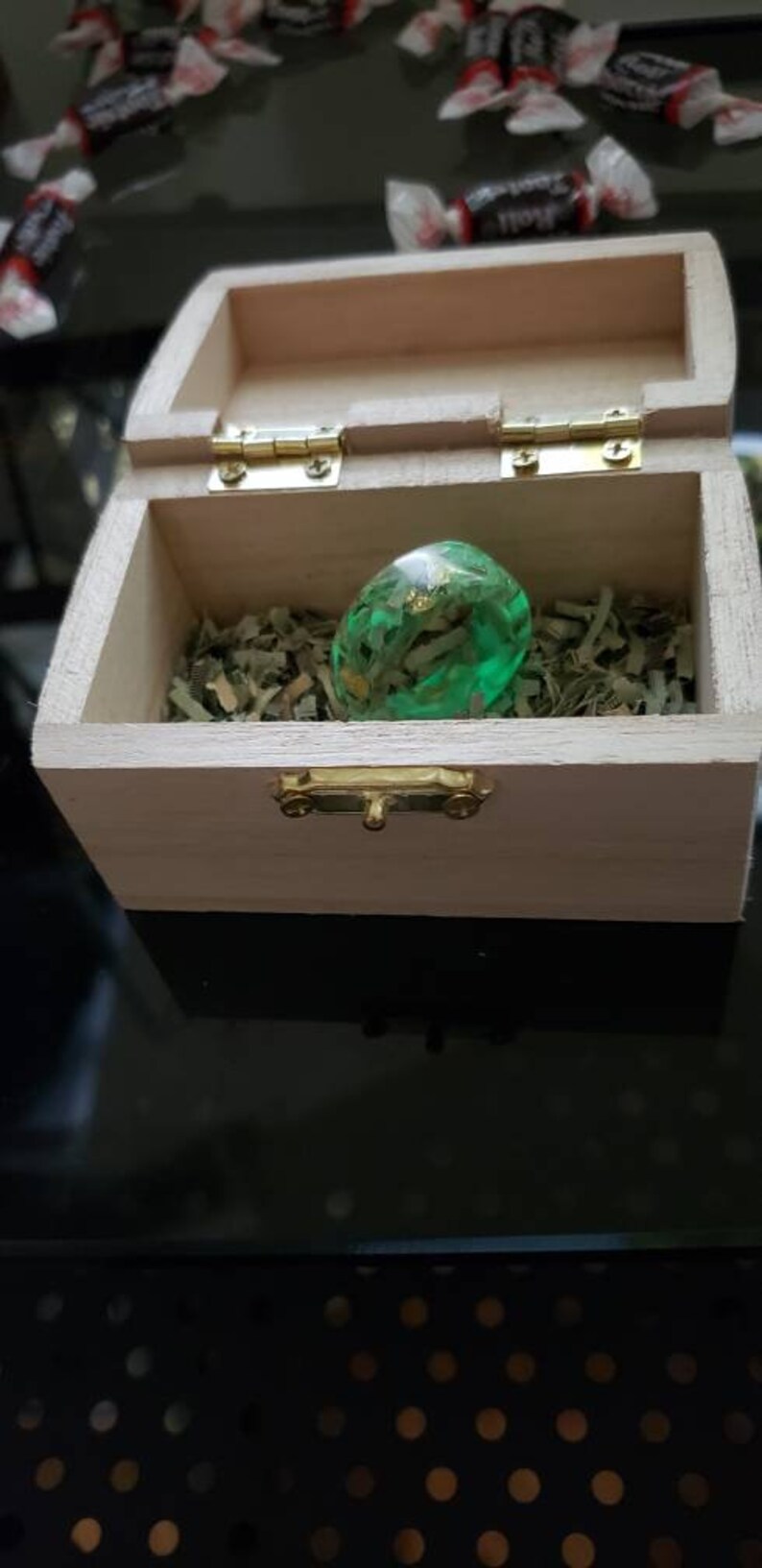 Custom Laser Printed Ring Box