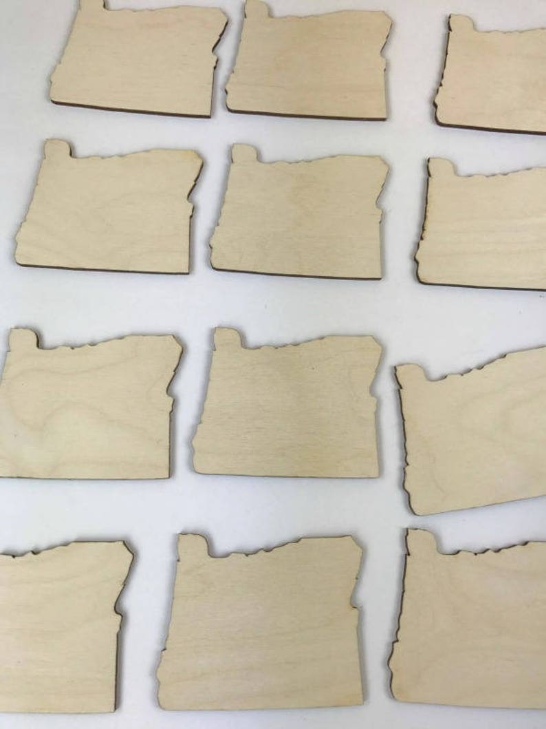 Oregon Cutouts Wooden Cutouts Wooden Blanks Wood State Cut Etsy