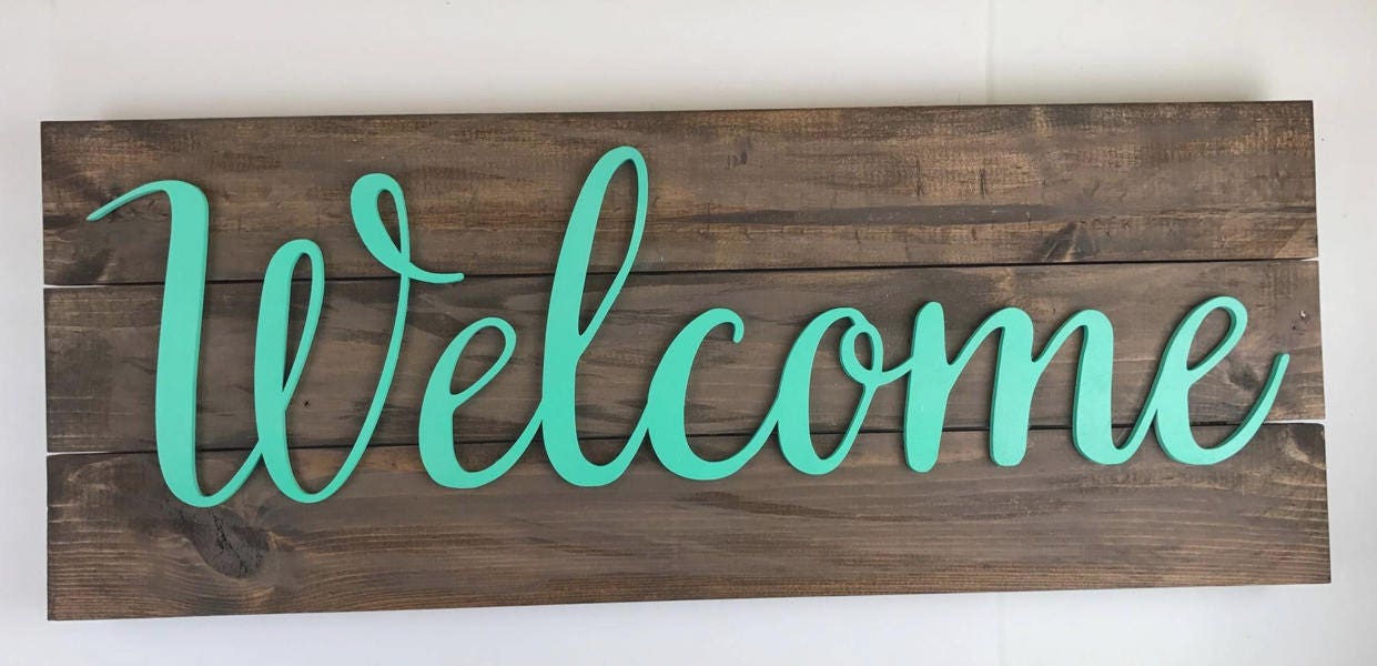 Large Sign Entry Signs Front Door Signs Etsy