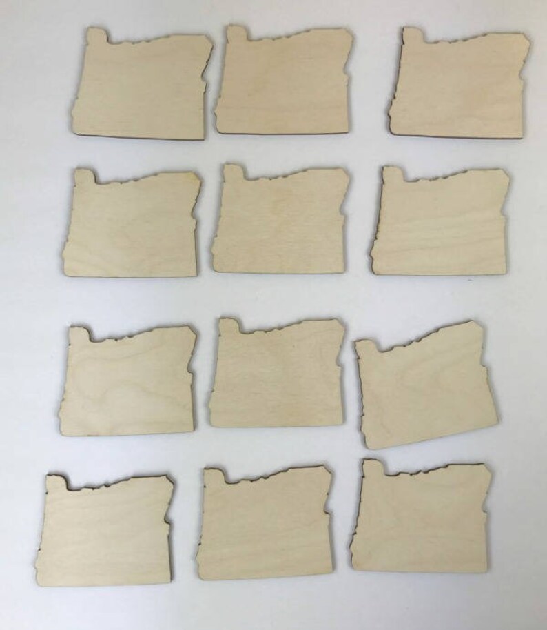 Oregon Cutouts Wooden Cutouts Wooden Blanks Wood State Cut Etsy