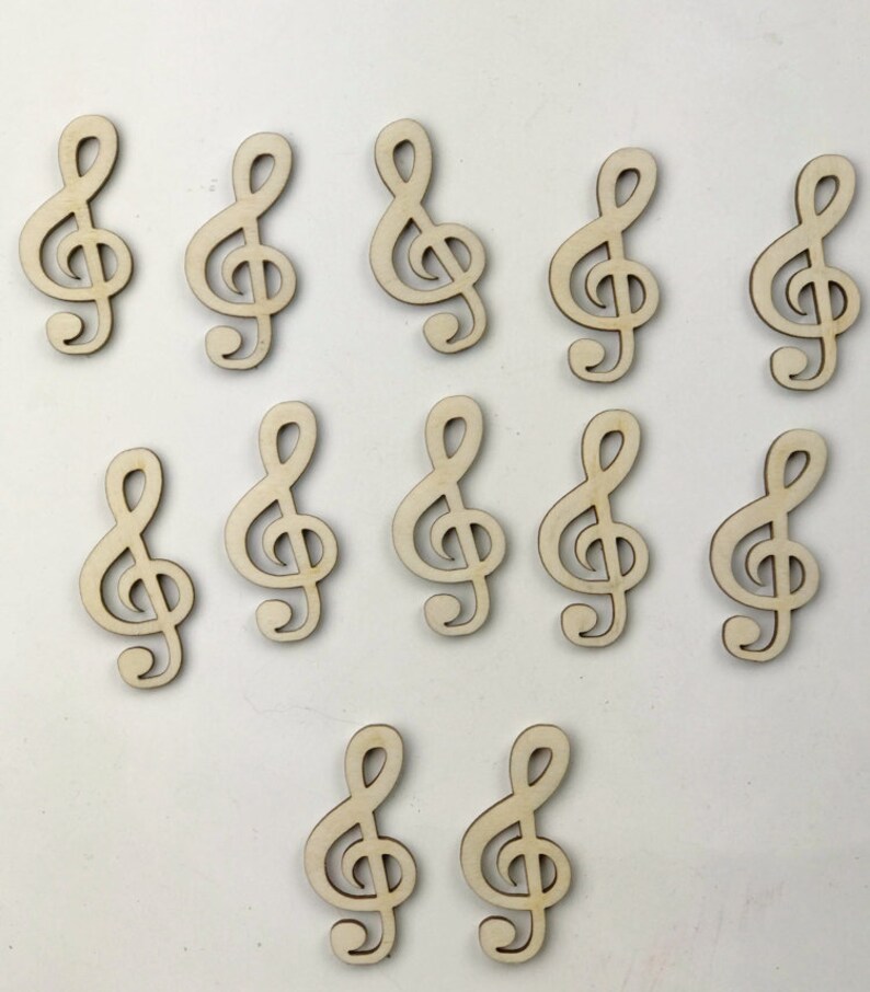 Al Cutouts Notes Wood Wooden 50