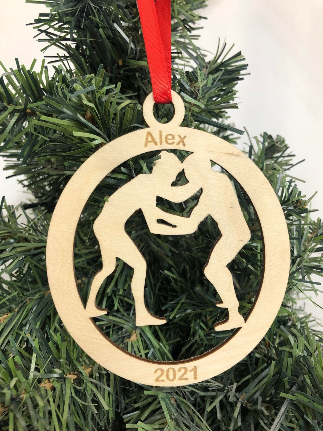 Wrestling Ornament Wrestler Gift Wrestling Present Etsy