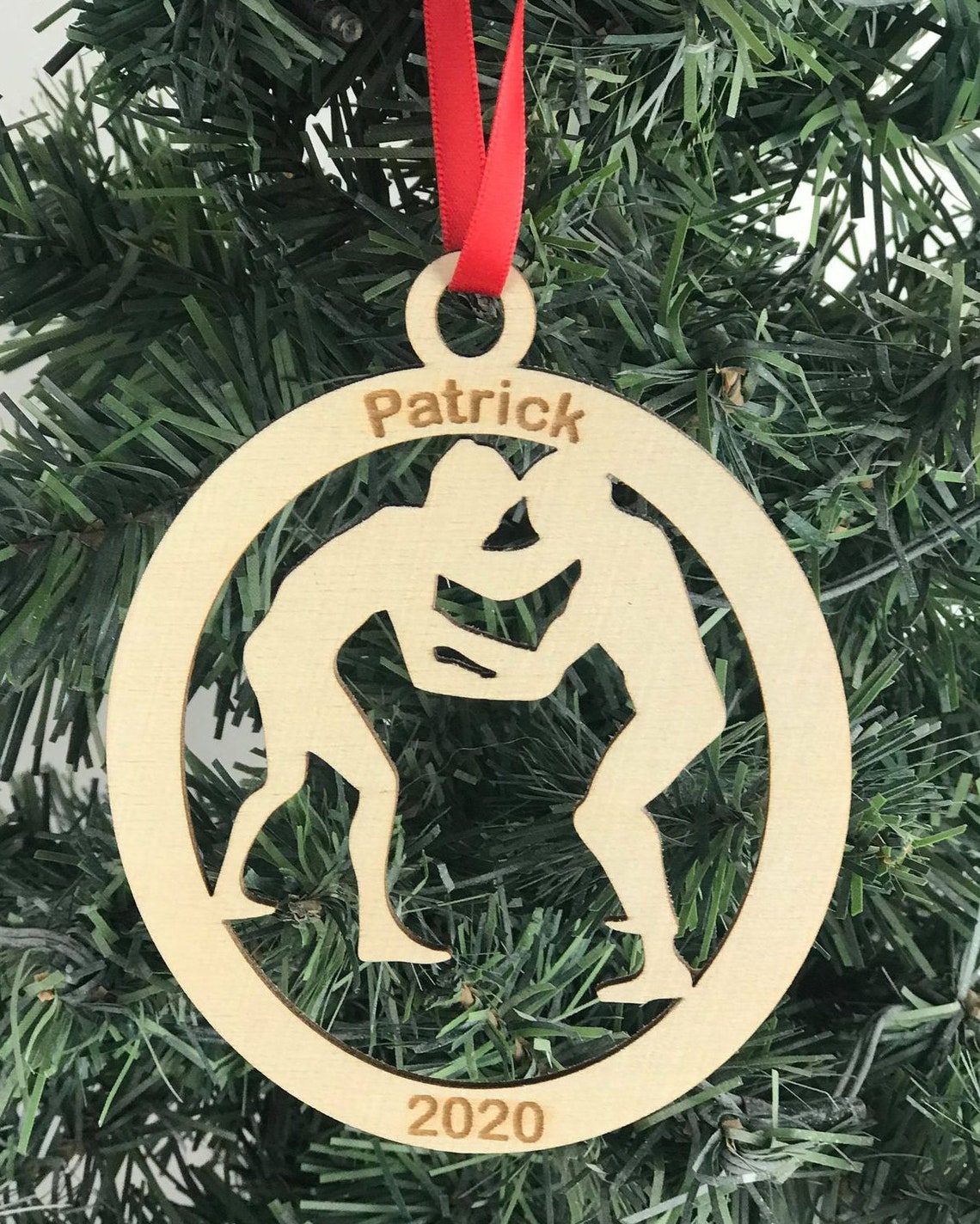Wrestling Ornament Wrestler Gift Wrestling Present Etsy