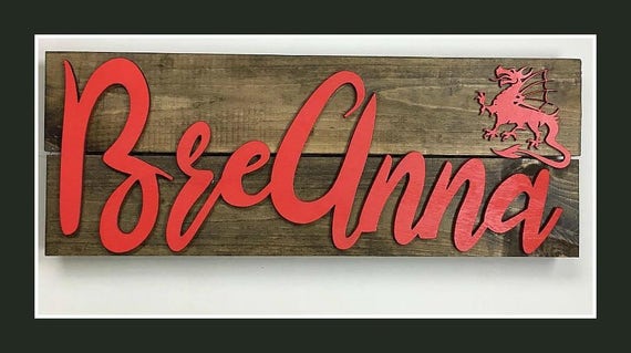 Dragon Room Decor Nursery Art Boys Bedroom Art Nursery Wall Art Baby Gift Dragon Wood Sign Personalized Name Sign Custom Nursery
