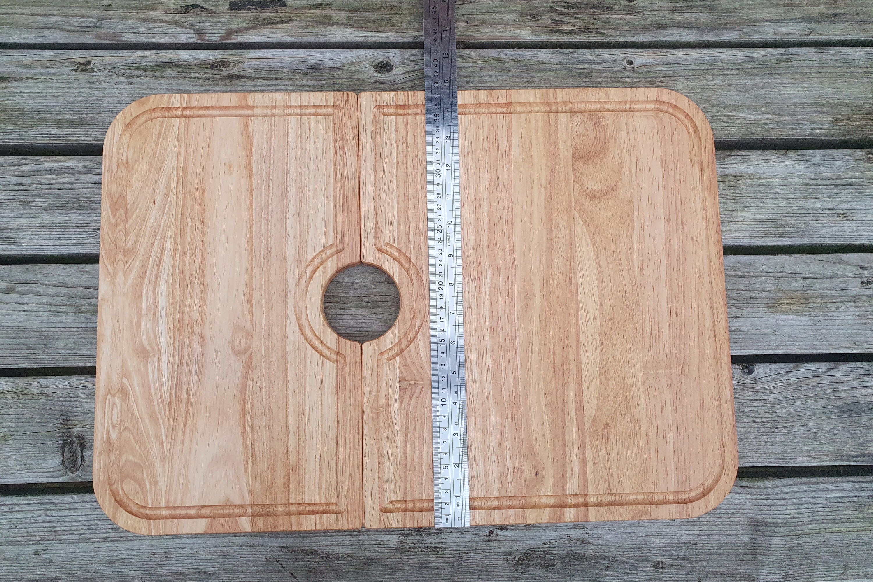 Cutting board with sink cover for Eura Mobil models