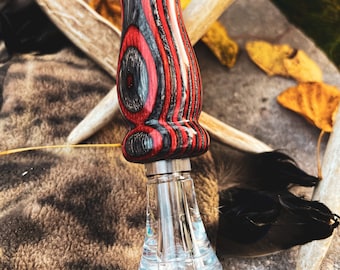 Handgemaakt, hippiehout, op maat, Duck Call