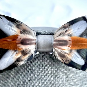 Duke - Turkey and Duck feather Bow Tie