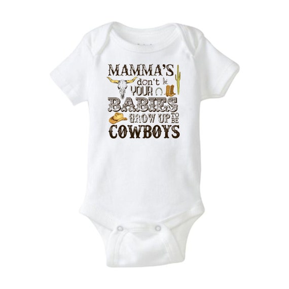 western onesies for babies