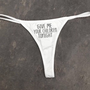 Gag Gift Underwear, Funny Underwear, Funny Lingerie, Bachelorette