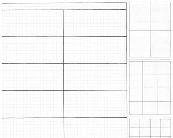 bullet journal template printable bullet journal pages etsy
