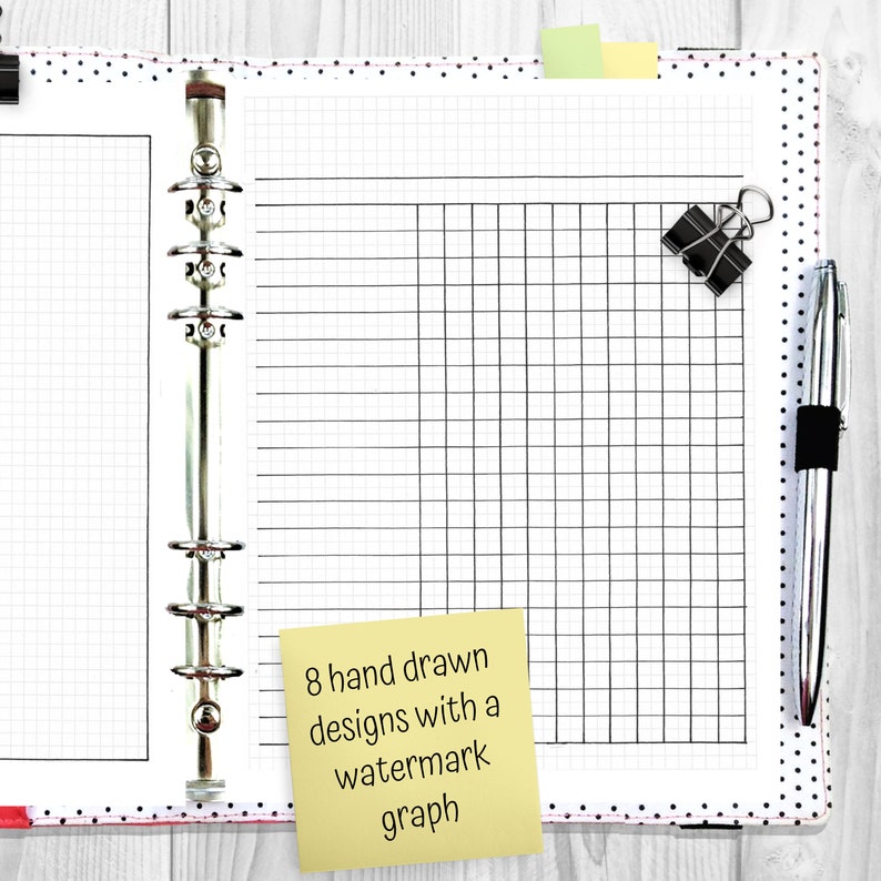 Printable Bullet Journal Trackers &amp; Planner Templates Hand - Etsy