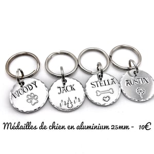 Custom Dog Disc, Simple Strong Dog Tag, Dog Identification Tag