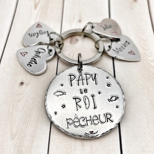 Papa Keychain, Dad Husband Papa Papi, Father&#39;s Day