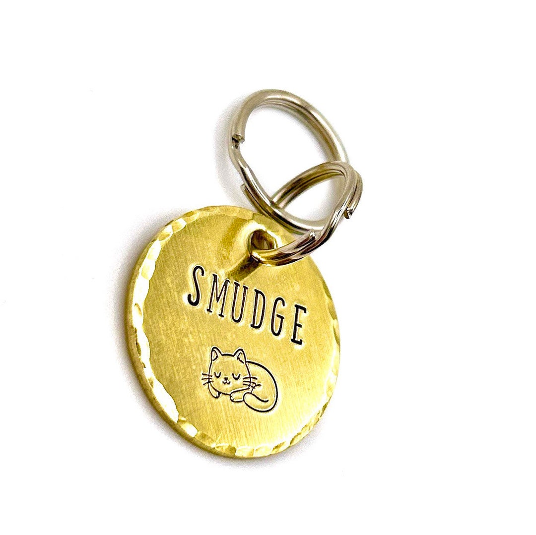 Personalized Cat ID Tag, Cat Identity Tags, Custom Cat Tag, Quirky Cat ...