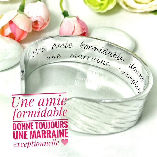 Cadeau pour une Demande de  Marraine - Bracelet Marraine