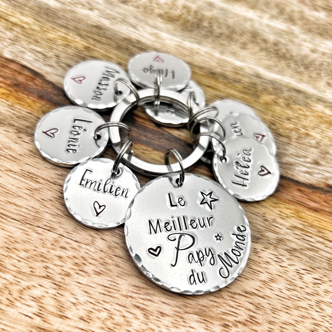 Cadeau Fête Pères Original Porte-clés Papy Personnalisé - Cadeau