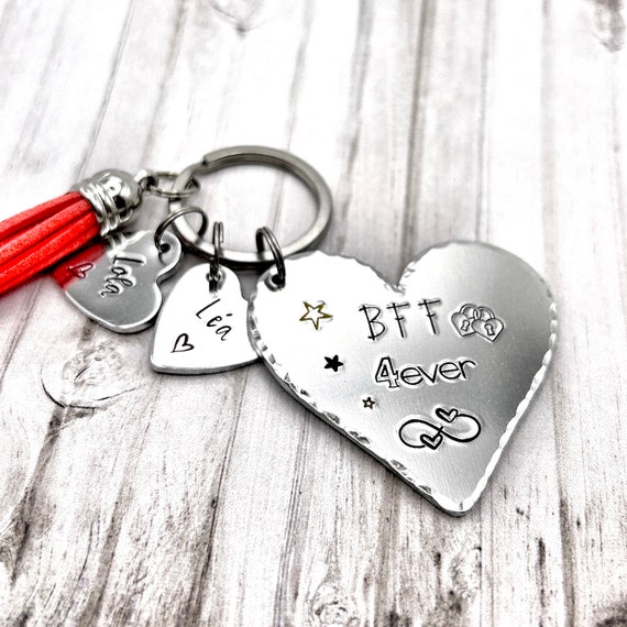 Personalised best deals friend keyring