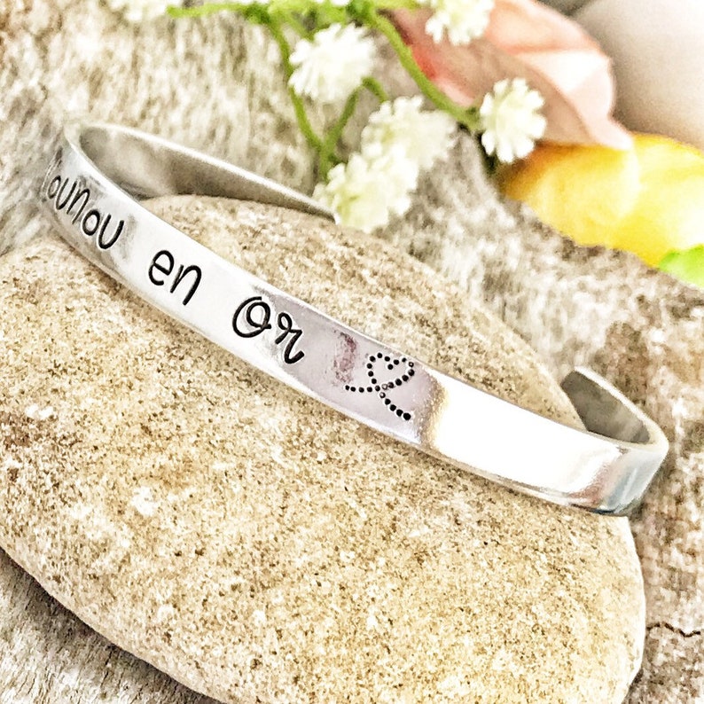 Cadeau Nounou Bijoux Nounou Nounou en Or Bracelet Jonc - Etsy France