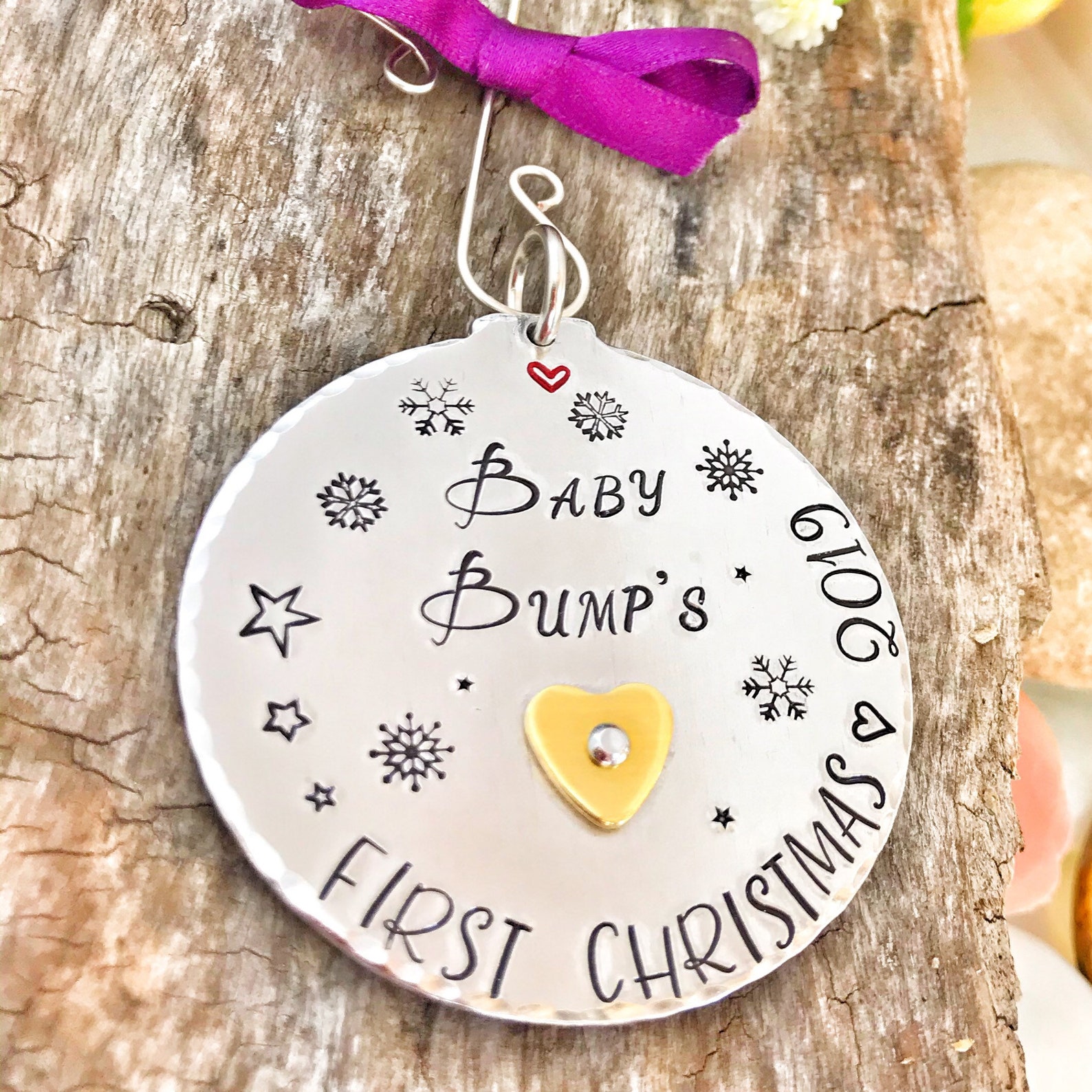 Baby Bump's First Christmas Decoration First Tree Etsy