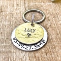 Personalized Brass Pet ID Tag, Pet ID Tags, Dog Tag Collar, Aluminium Dog Tag, Identity Tag Dog product logo
