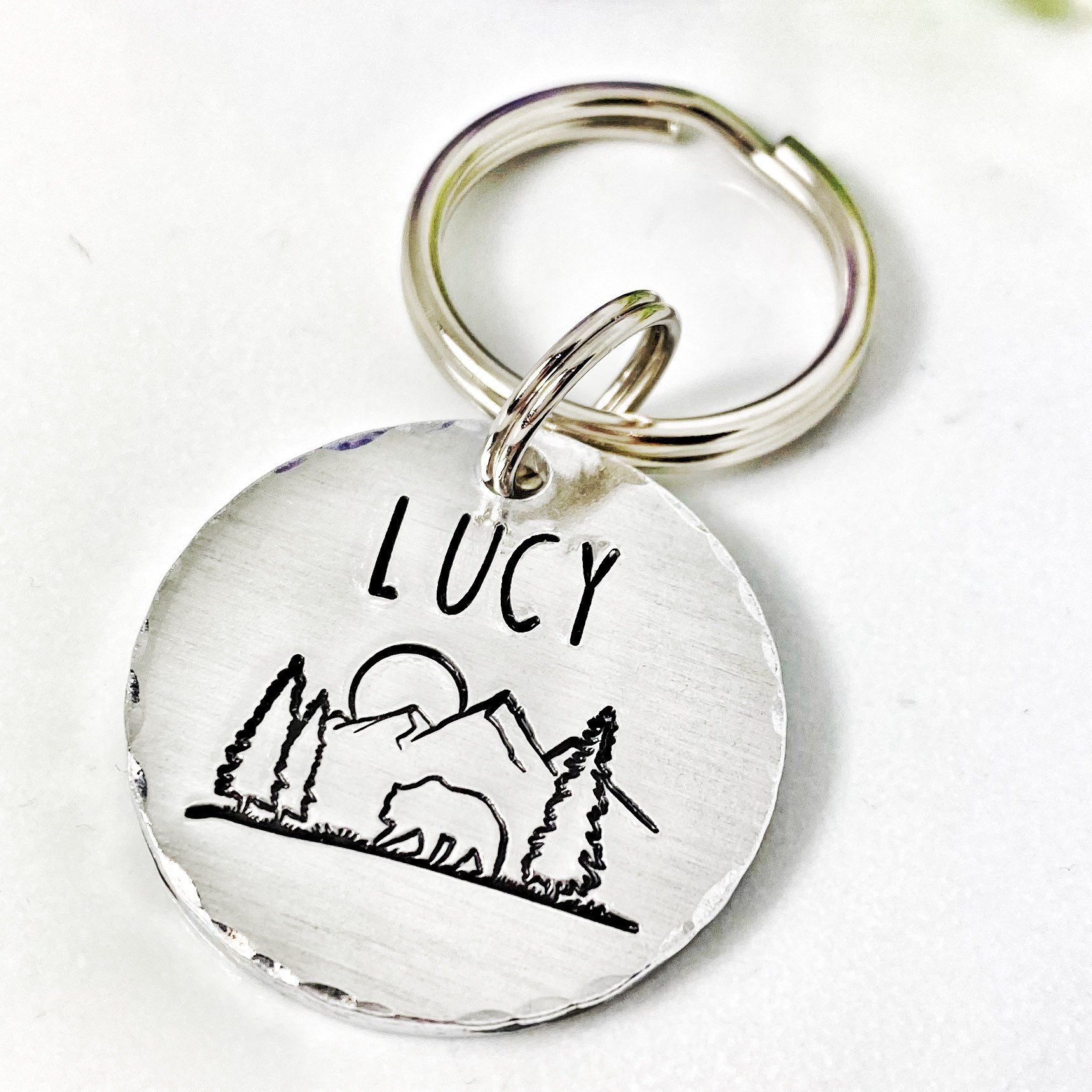 Hunde namensanhänger personalisiertes Etsy