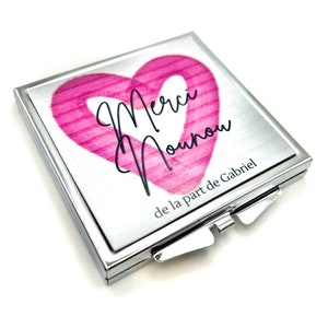 Personalised Mirror, Gift French Godmother, Cadeau Marraine