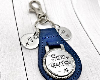 French Step Dad Keyring - Gift for French Step Dad