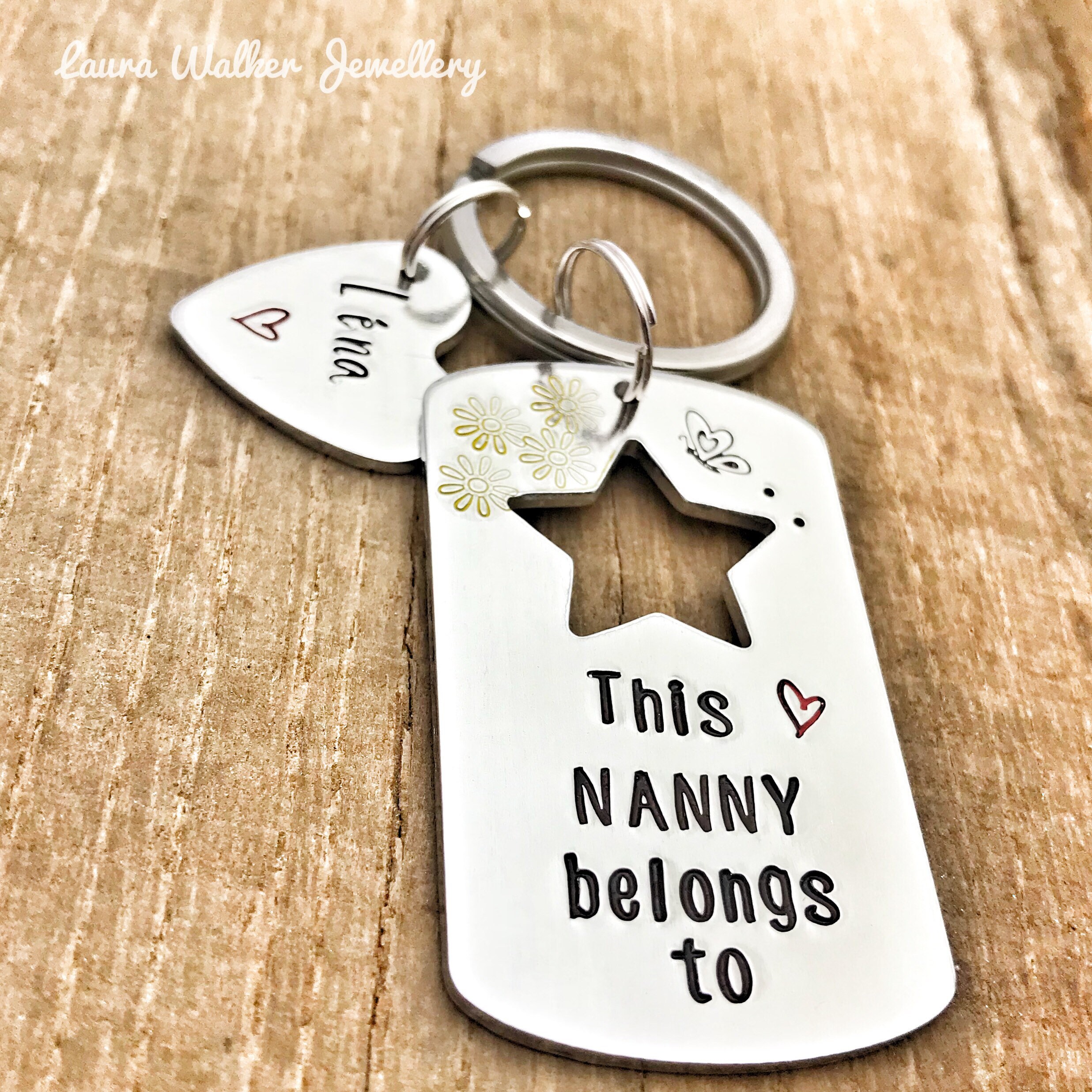 This Nanny Belongs To Keyring This Nanny Belongs To Personalised Nanny Keyring Custom Gift | Etsy