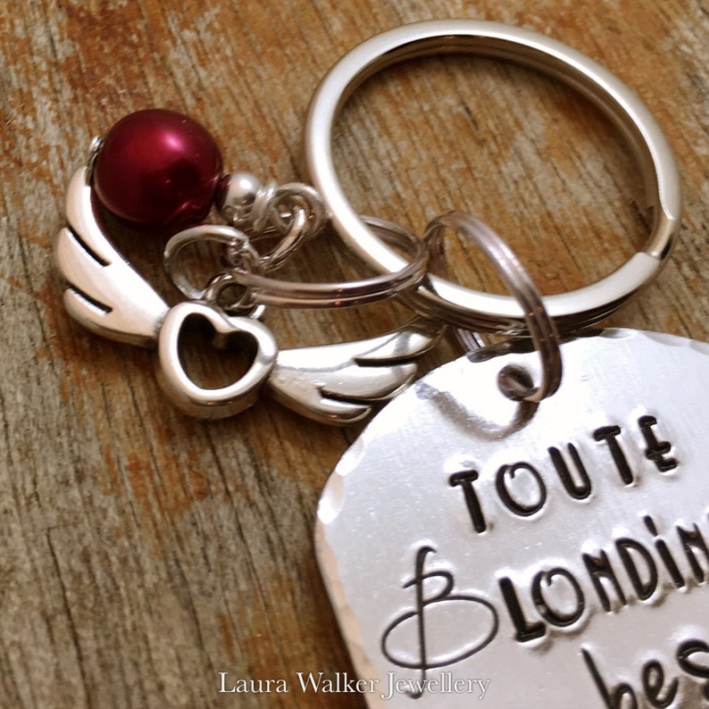Idée Cadeau Amie Porte Clé Gravé Message Personnalisé Cadeau - Etsy France